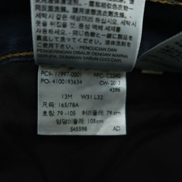 Levi's Jeans Junior's Size 13M Blue Mid-Rise Legging Denim Pants 29.5" Inseam - Picture 9 of 16